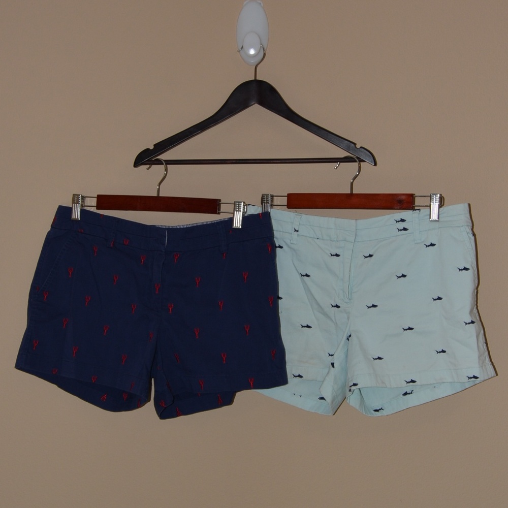 **2 PAIR** British Khaki Nautical Shorts